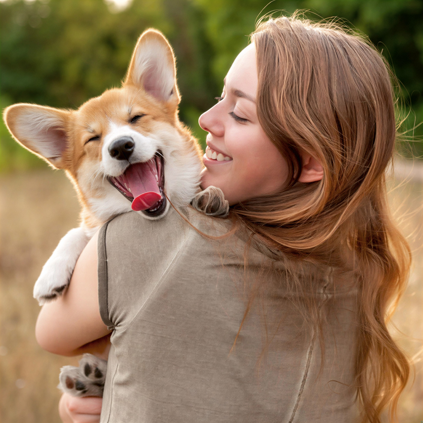 Sharpened HD portrait photo after AI enhancement